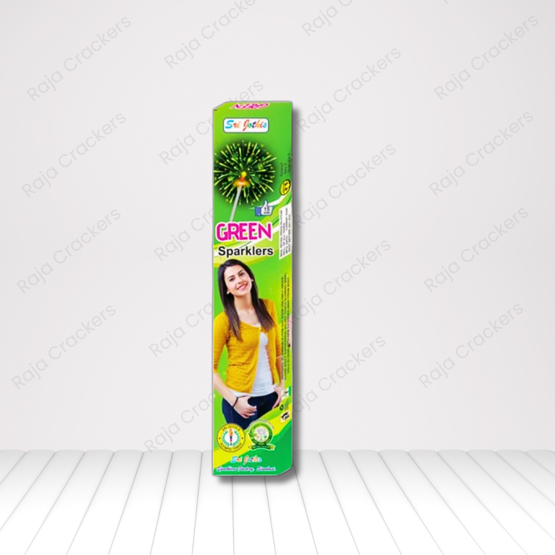 15cm Green Sparklers